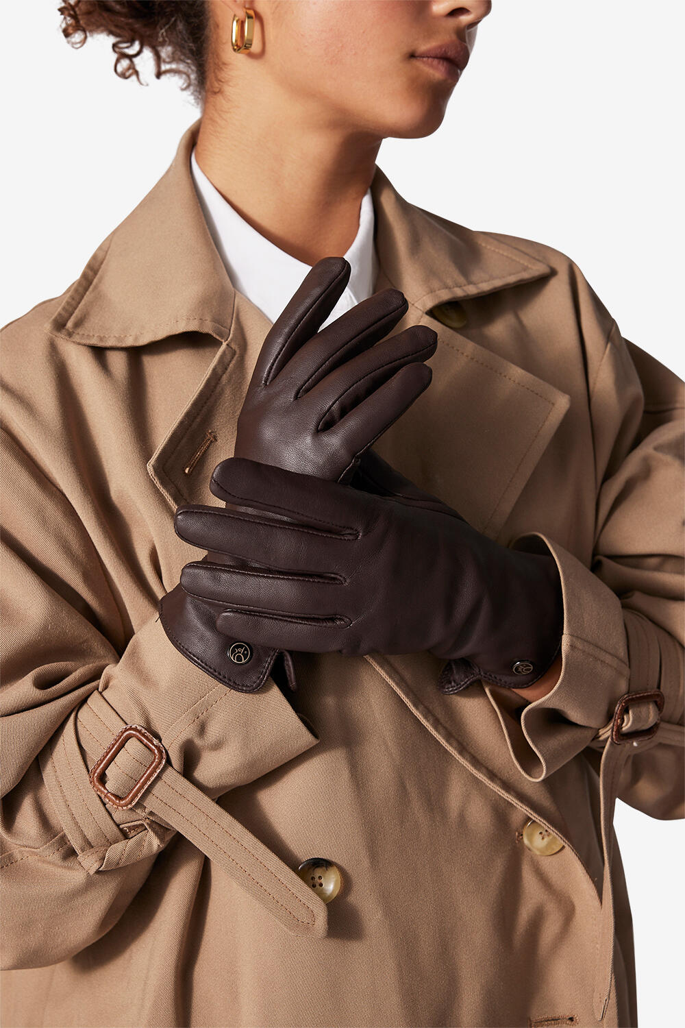 Xenia handsker - Chocolate